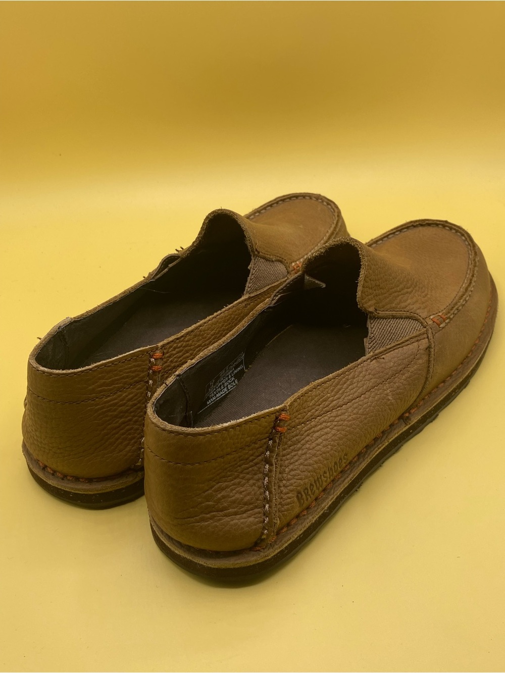Brewshoes "The Donny" Men's Leather Slip-On Loafers - Picture 2 of 4